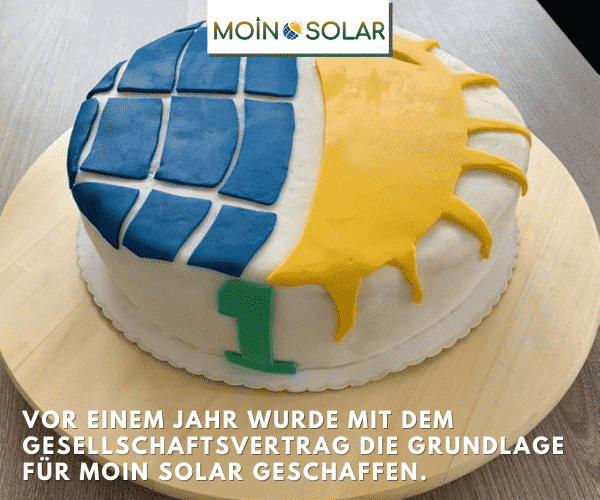 Ein Jahr Photovoltaik von Moin Solar in Westerstede / Ammerland